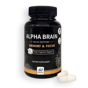 Alpha Brain Memory+Focus 60 капсул (Альфа Брейн) для улучшения памяти и концентрации внимания 2798997702 фото
