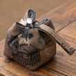 Сумка из парчи для чайной посуды (Портативный чехол для чайной церемонии) "Туманный павильон"