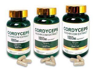 Кордицепс (Cordyceps) 1000 мг - іммуномодулятор, энергия, защита легких и почек 150 капсул 2679736158 фото
